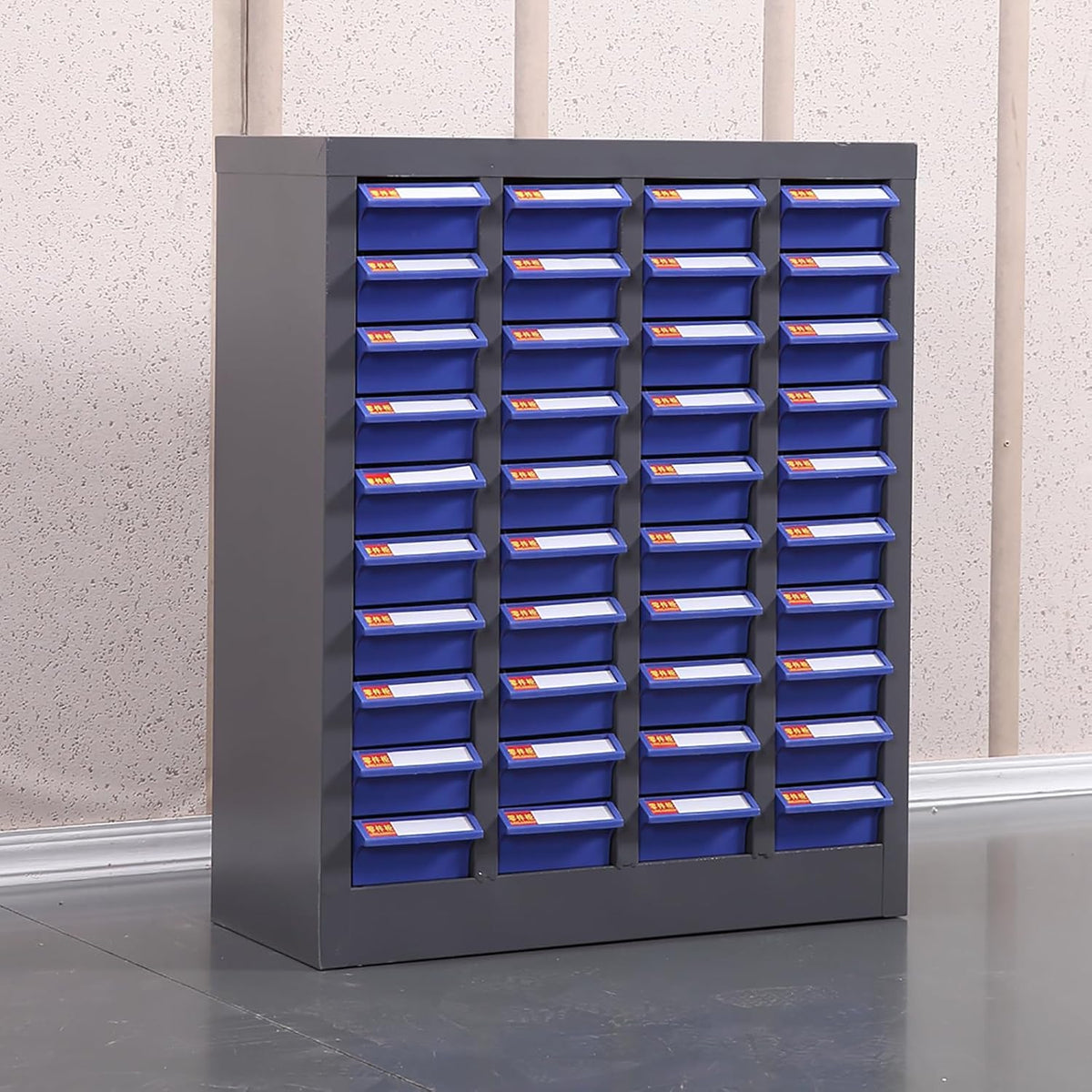 techtongda bolt and nut tool storage cabinet 40 shown in use