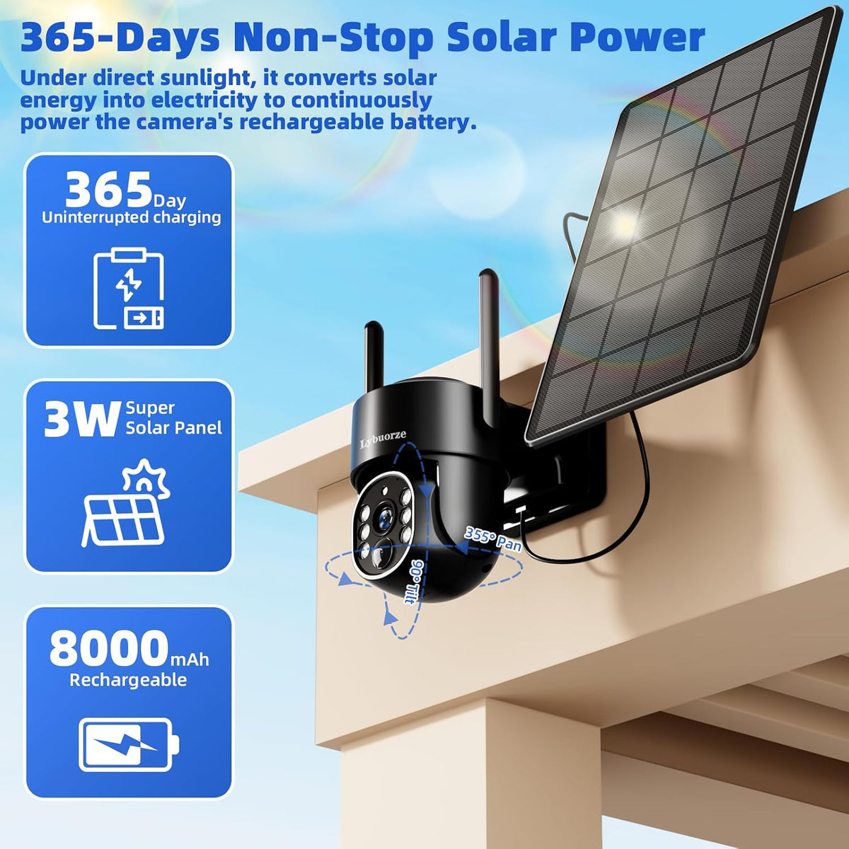 black 4g lte solar security camera outdoor, no, package contents
