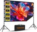 Outdoor Projector Screen with Stand, TOWOND 120 inch Portable Projector Screen