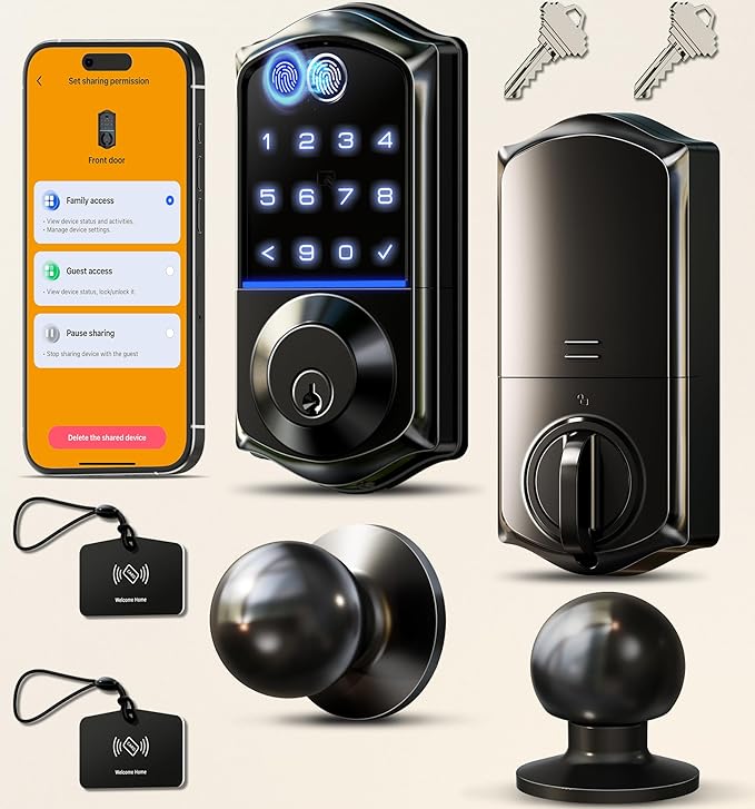 Veise VE017-K Fingerprint Smart Lock