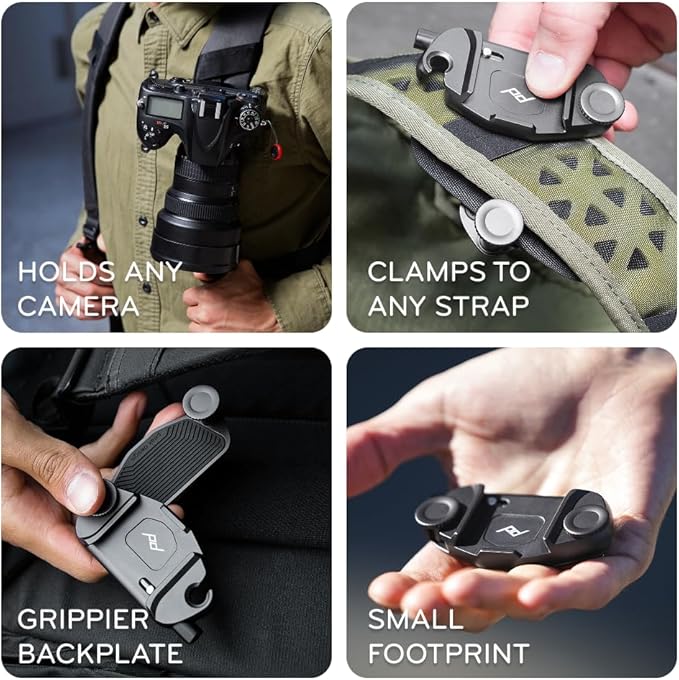 Peak Design Capture Camera Clip V3, Holds DSLR, Compact and Point and Shoot