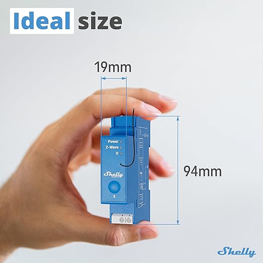 Shelly Wave Pro 1 US LR | Z-Wave Long Range Smart Relay Switch