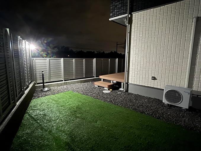 intelamp Solar Outdoor Lights, 6000mAh Motion Sensor