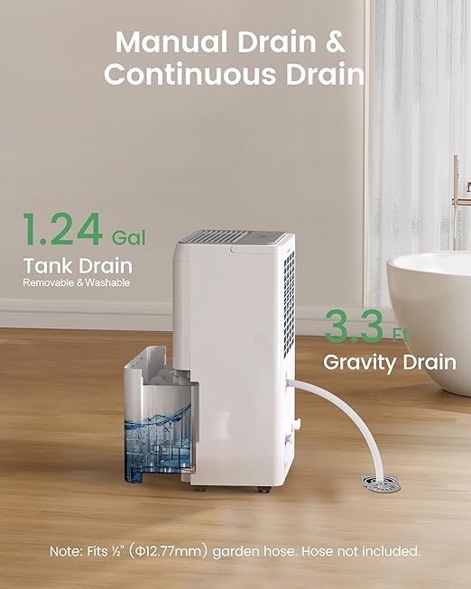 Waykar 6, 000 Sq. Ft. Energy Star 120 Pint Dehumidifier