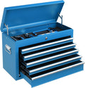 Winado 24" Portable Tool Box, 5 Drawer Tool Chest, Blue