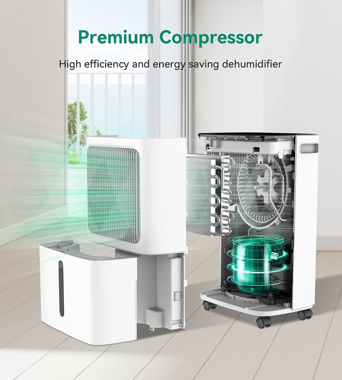 2500 sq.ft dehumidifier for basement, view 9