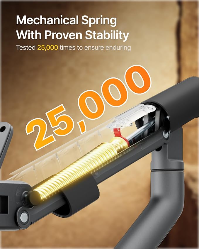 monTEK Single Monitor Arm for 17-40 Inch Screens, Heavy Duty Monitor Mount
