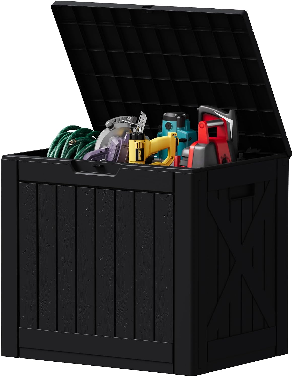 Devoko 40 Gallon Deck Box Lockable Outdoor Storage Box Waterproof for Patio