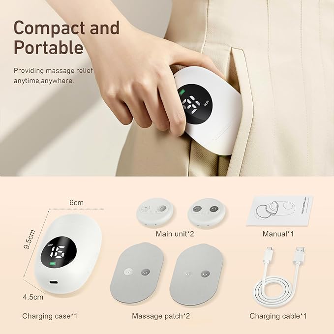 Wireless TENS Unit, Health Expert, Protable Massager, Muscle Stimulator