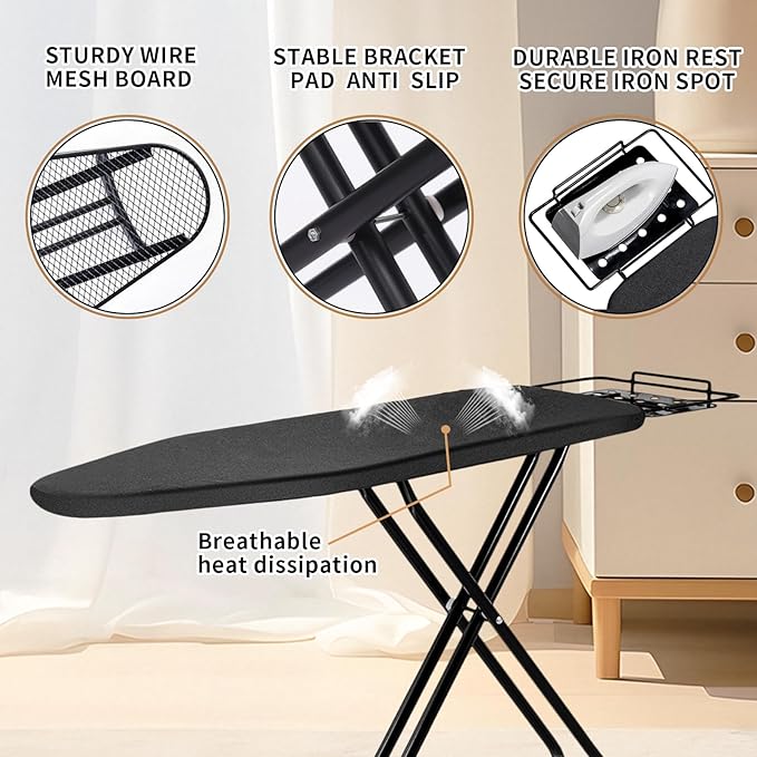 Ironing Board, 43x14 Inch Iron Board