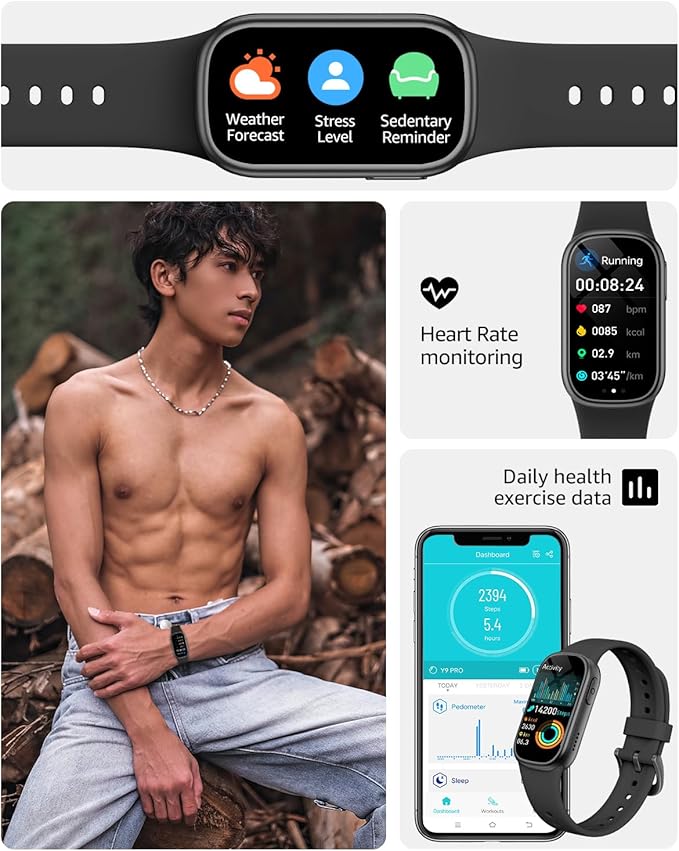 Asmoda Fitness Tracker, Smart Watch