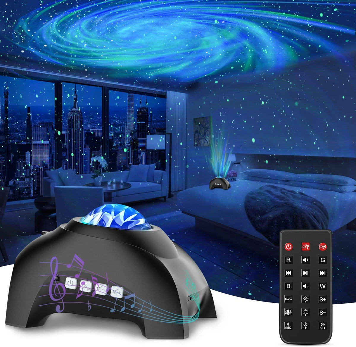 Galaxy Projector, CIMELR Star Projector Night Light