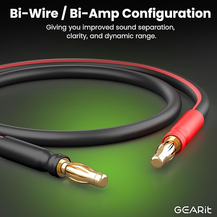 GearIT 14 AWG Speaker Cable (2 Pack)