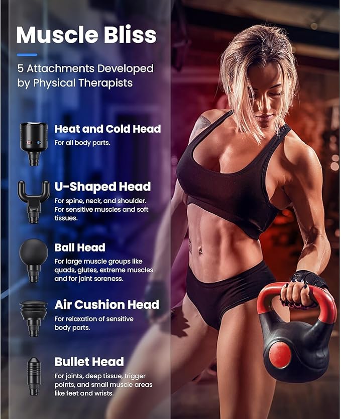 BOB AND BRAD X6 Pro Massage Gun Deep Tissue Percussion
