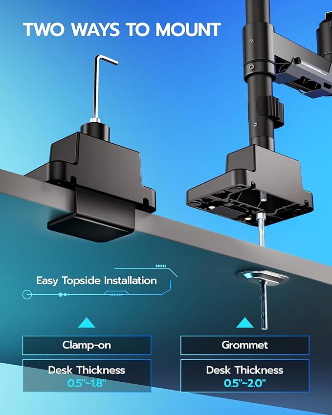 ARES WING CoreArm Single Monitor Mount