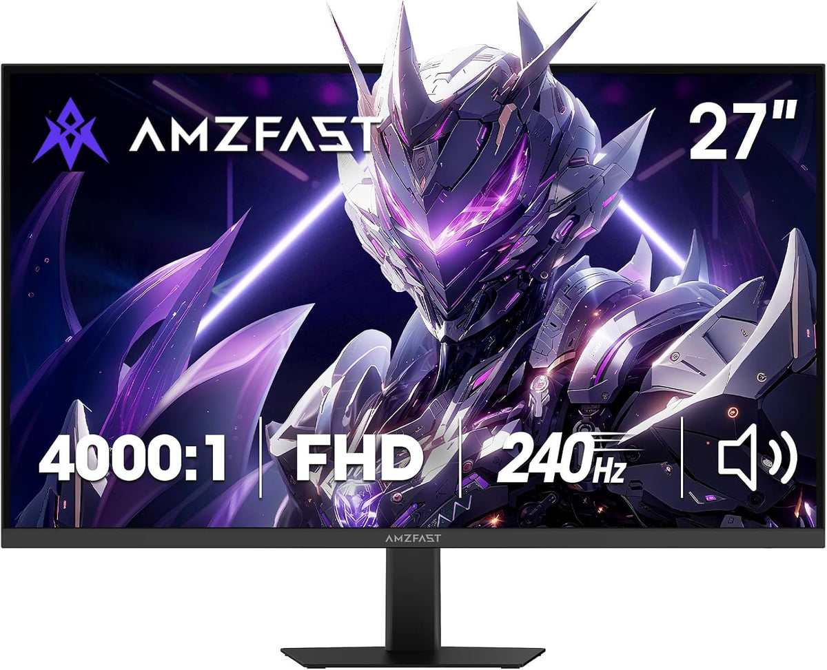 Amzfast 27 Inch 240Hz Gaming Monitor, FHD Fast VA Panel 4000:1 Contrast