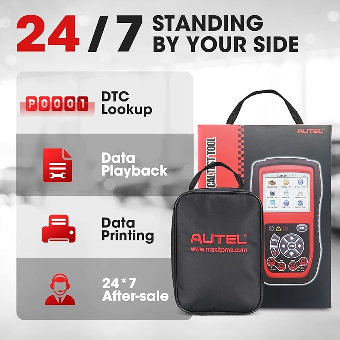 Autel AL539B OBD2 Scanner, 3-in-1 Code Reader Battery Tester Avometer