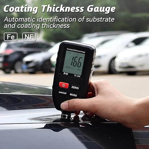 Car Coating Thickness Meter for Used Car Buyers, Paint Mil Thickness Meter