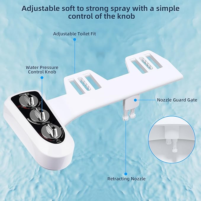 Hibbent Bidet Attachment for Toilet