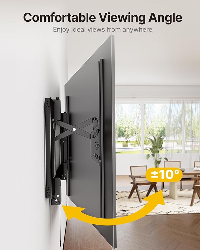 monTEK Heavy Duty Tilting TV Wall Mount