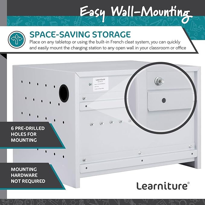 Learniture Structure Series 12-Device Charging Station