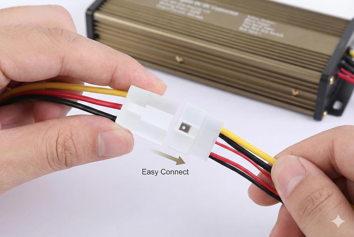 pro chaser dc-dc 72v 60v 48v volt voltage, side view
