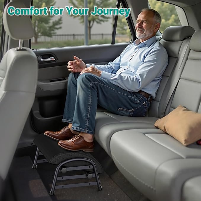 YEASHEIN Adjustable Foot Rest for Under Desk at Work, Ergonomic Under Desk
