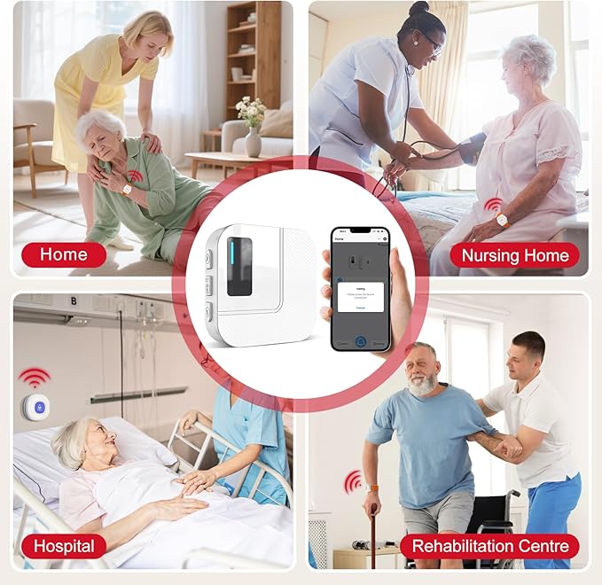 CallToU Wi-Fi Wireless Caregiver Pager Call Button