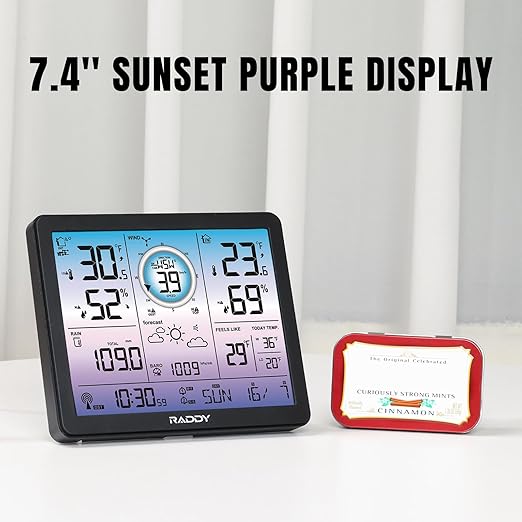 Raddy VP7 5-in-1 Weather Station Wireless