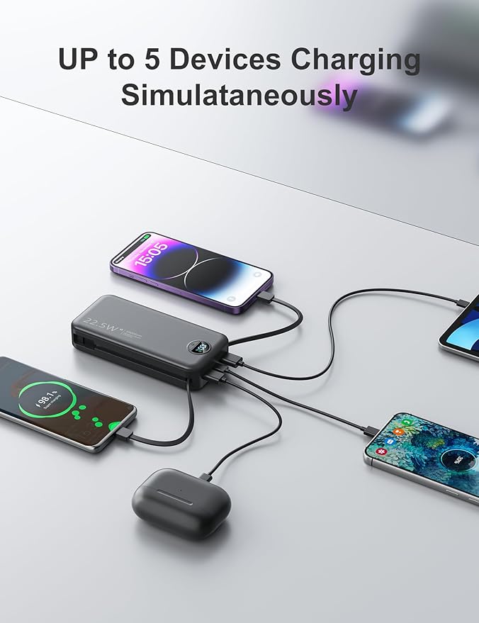 aonidi 20000mAh Ultra-Portable-Charger-Power-Bank PD20W