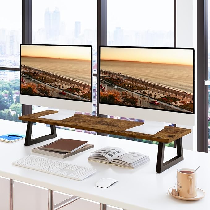 TEAMIX 31.5 inch Dual Monitor Riser