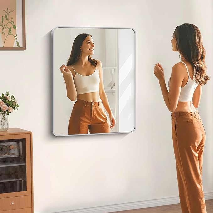 30" x 36"Bathroom Mirror, Decorative Rectangular Vanity Mirror