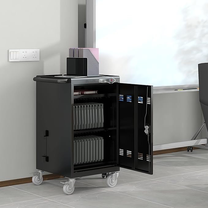 TIOPLY 36 Device Charging Cart for Laptop Up to 16.3-inch Screen, Mobile