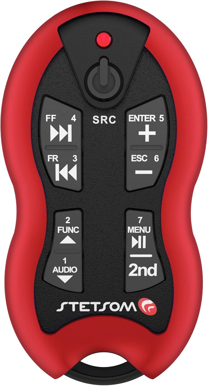 Stetsom SX2 - Universal Remote Control, Long Range, 16 Functions, Learning Mode