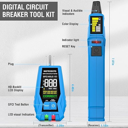 INSTRODOTS Circuit Breaker Finder Tool