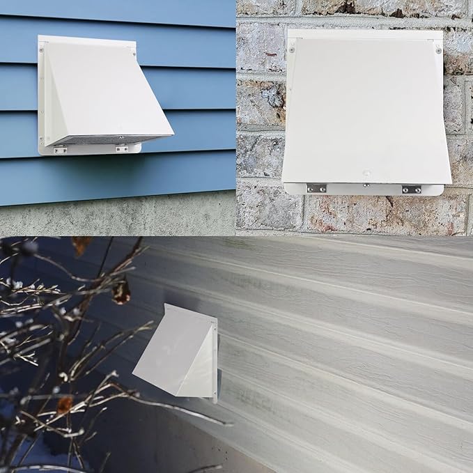 4 Inch Dryer Vent Cover Outside, Dryer Vent Cover Outdoor Exterior Vent Cover