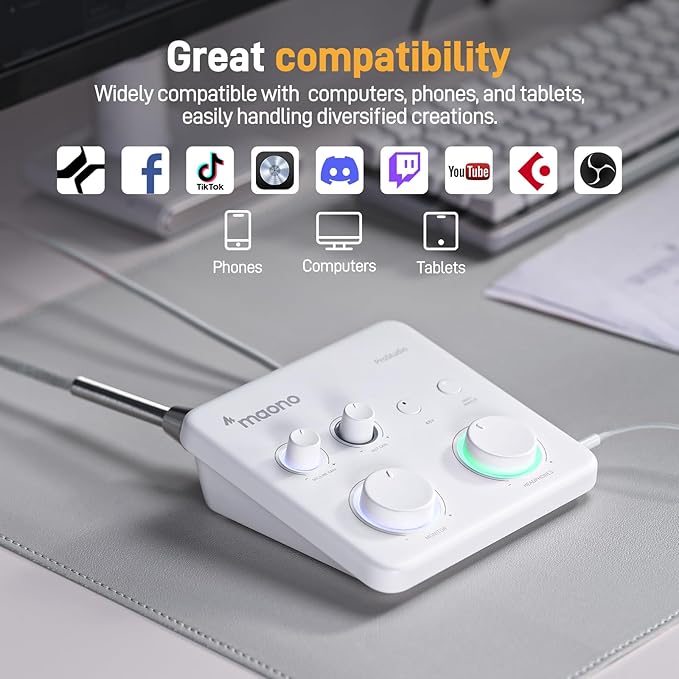 MAONO USB Audio Interface for PC: Interface