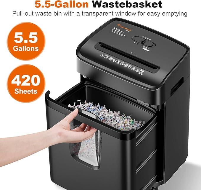 Bonsaii 12 Sheet Paper Shredder