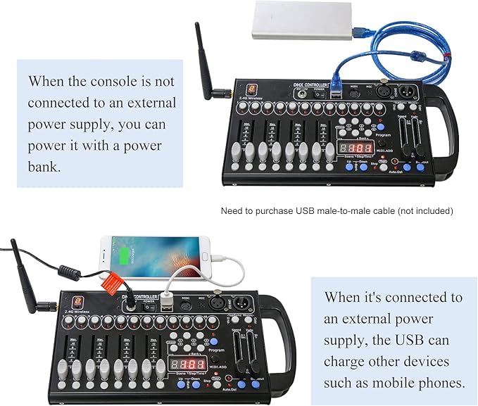 Wireless Dmx Controller 192 Channel Dmx Light Controller
