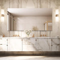 Mirrorons Large Mirror 60" x 28", Modern Rectangle Bathroom Mirror