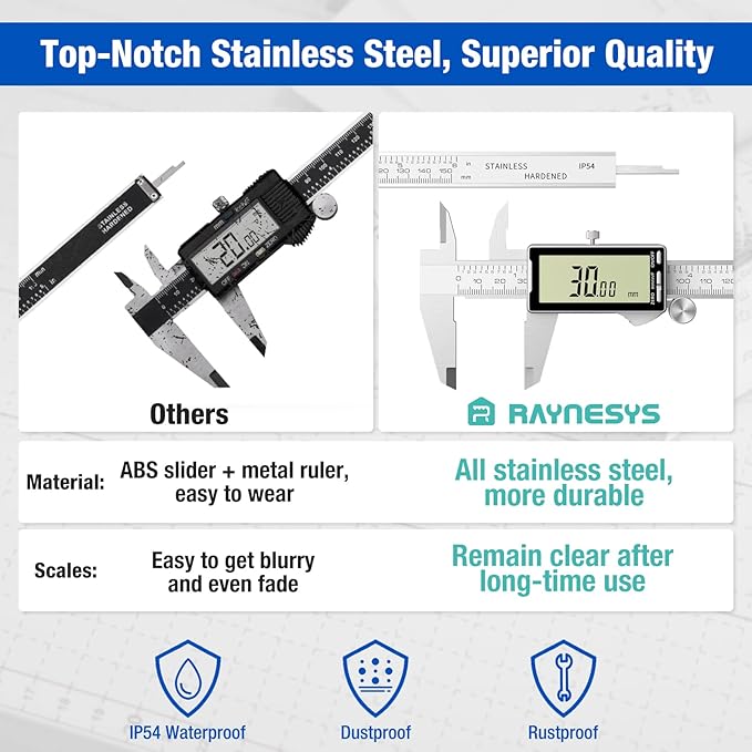 Raynesys Digital Caliper 12 Inch