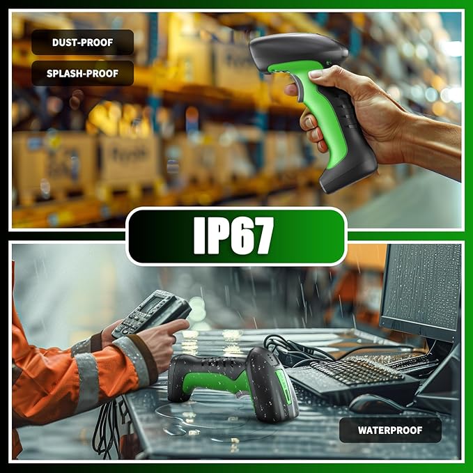 NETUM 2D QR Industrial Bluetooth Barcode Scanner