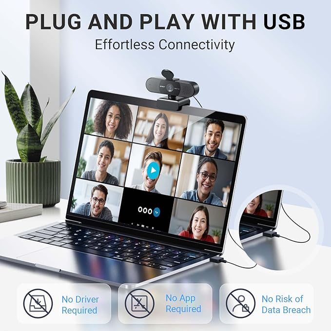 EMEET 2024 Upgraded C960 Webcam