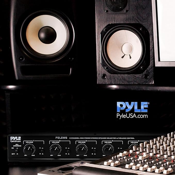 Pyle 6 Channel Speaker Selector Switch