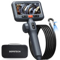 DEPSTECH Dual Lens Articulating Borescope, Endoscope Camera with Light 5FT