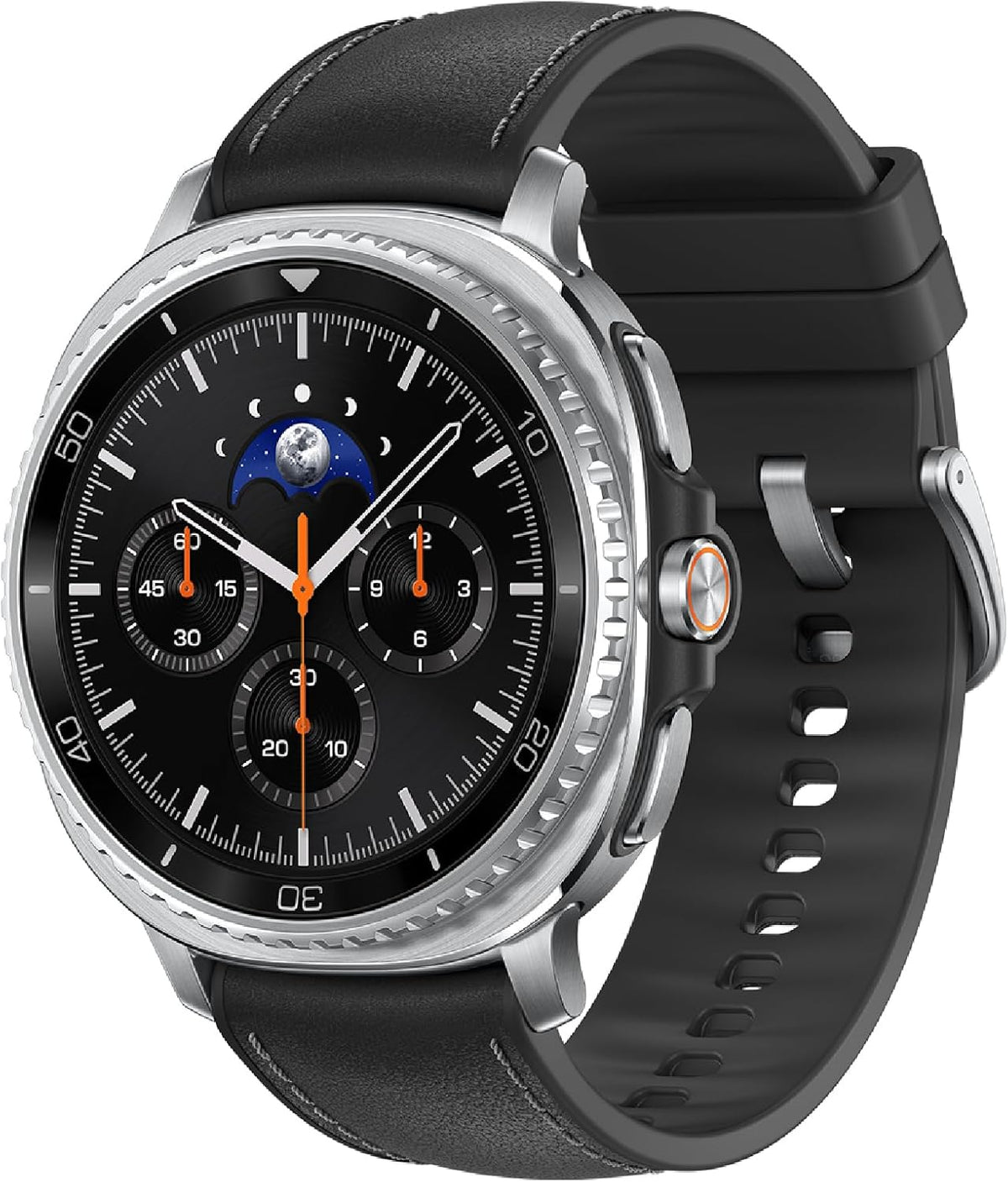 Samsung Galaxy Watch 8 Classic 46mm LTE Smartwatch, Cushion Design, Rotating