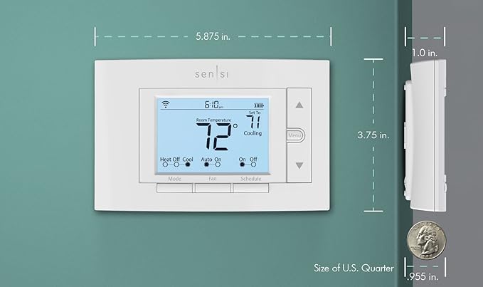 Sensi Smart Thermostat, 100 Years Of Expertise, Data Privacy, Programmable