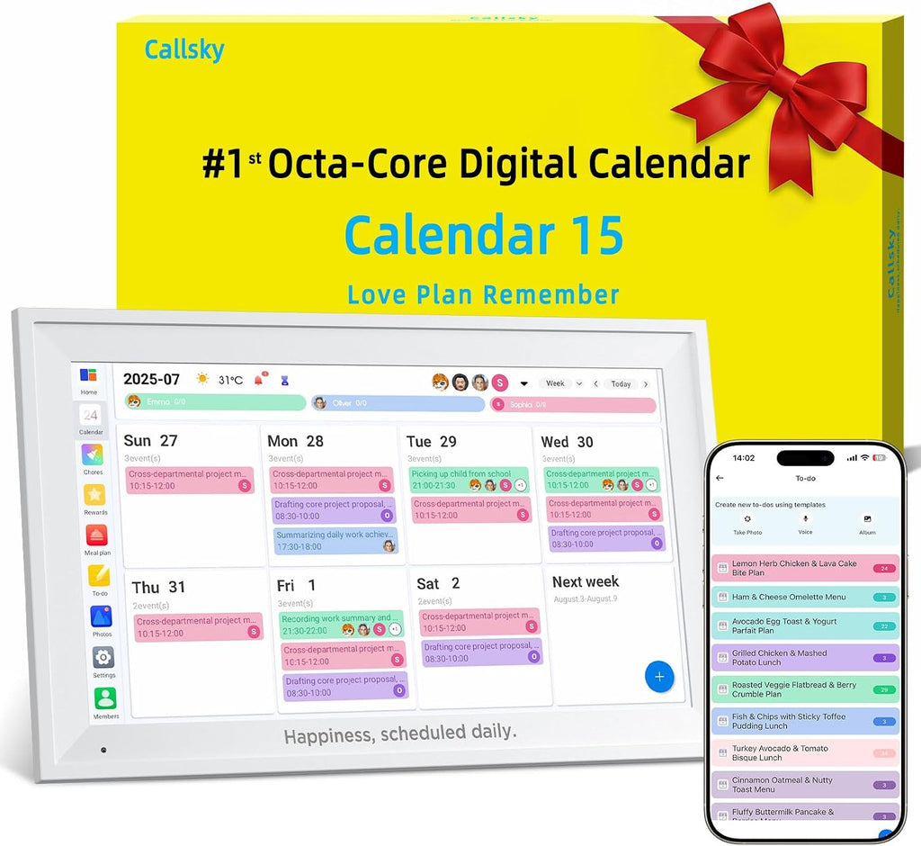 Callsky-Tech 15.6 Inch Digital Calendar