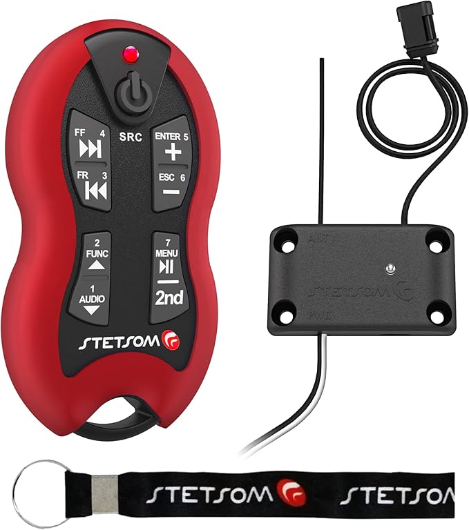 Stetsom SX2 - Universal Remote Control, Long Range, 16 Functions, Learning Mode