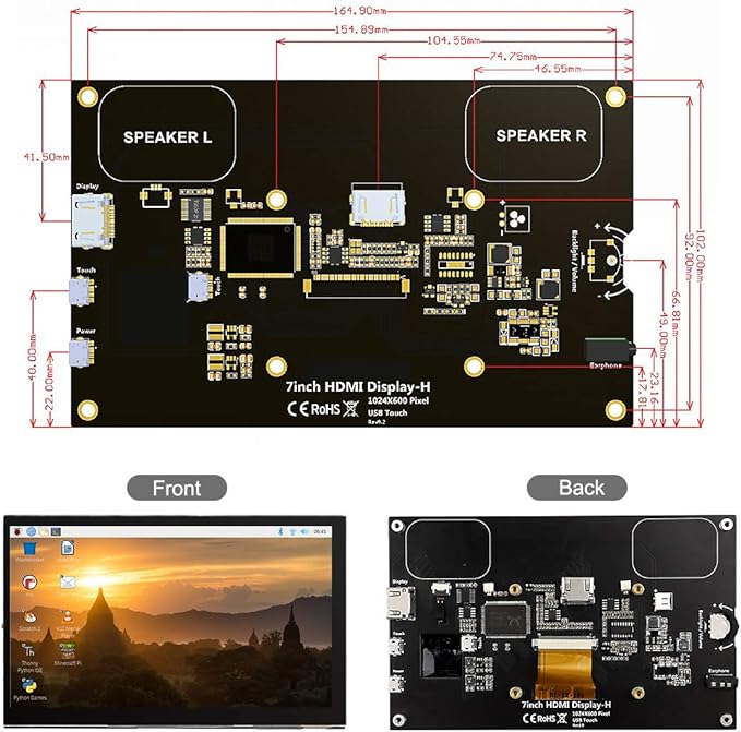 ELECROW 7 Inch Touchscreen Monitor
